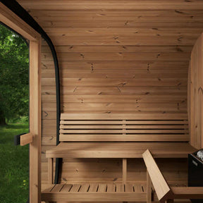 SaunaLife Model CL7G 6 Person Cube Series Outdoor Sauna Kit-SaunaLife-HQ Sauna