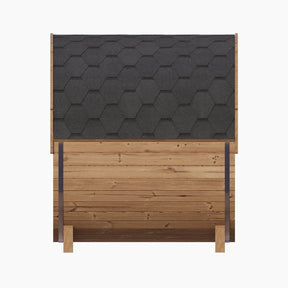 SaunaLife Model E6 3 Person Barrel Sauna-SaunaLife-HQ Sauna