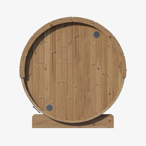 SaunaLife Model E7G 4 Person Barrel Sauna w/ Glass Front-SaunaLife-HQ Sauna