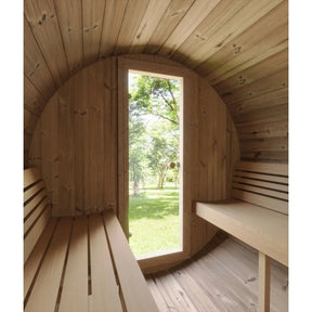 SaunaLife Model E7W 4 Person Sauna Barrel-Window-SaunaLife-HQ Sauna