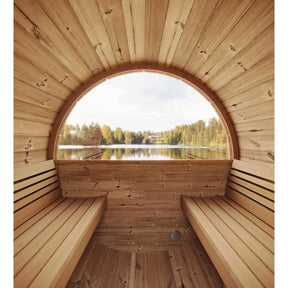 SaunaLife Model E7W 4 Person Sauna Barrel-Window-SaunaLife-HQ Sauna