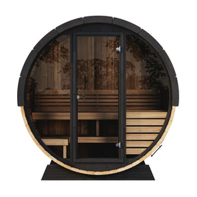 SaunaLife Model EE6G 4 Person Barrel Sauna-SaunaLife-HQ Sauna