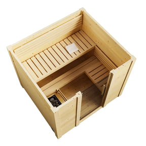 SaunaLife Model G2 4 Person Garden Series Outdoor Home Sauna Kit-SaunaLife-HQ Sauna