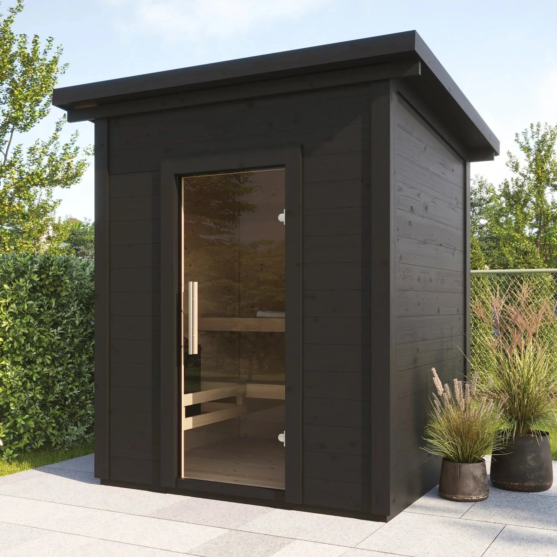SaunaLife Model G2 4 Person Garden Series Outdoor Home Sauna Kit-SaunaLife-HQ Sauna