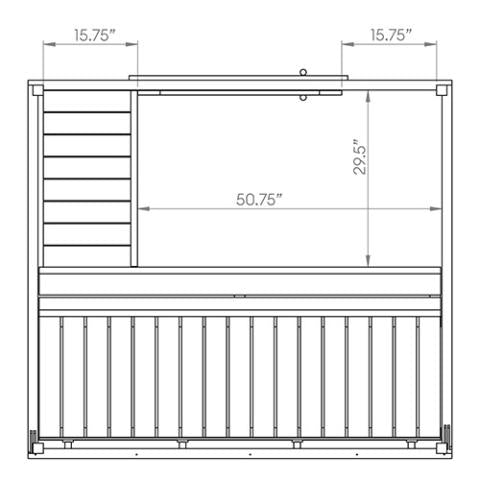 SaunaLife Model G2 4 Person Garden Series Outdoor Home Sauna Kit-SaunaLife-HQ Sauna