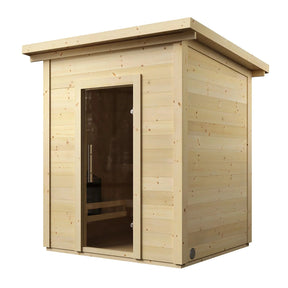 SaunaLife Model G2 4 Person Garden Series Outdoor Home Sauna Kit-SaunaLife-HQ Sauna