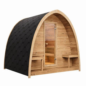 SaunaLife Model G3 4 Person Outdoor Home Sauna Kit-SaunaLife-HQ Sauna