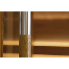 SaunaLife Model G7 6 Person Garden Series Pre-Assembled Outdoor Home Sauna-SaunaLife-Left-HQ Sauna