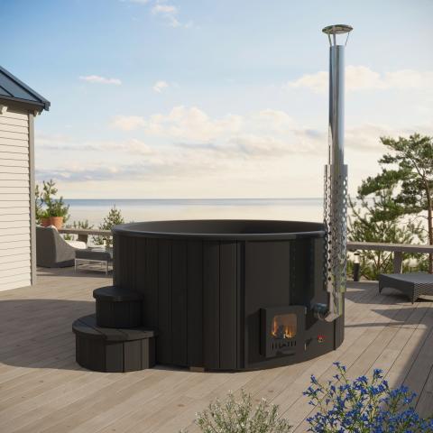 SaunaLife Model S4 Wood-Fired Hot Tub-SaunaLife-HQ Sauna