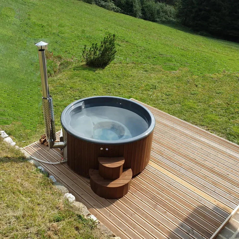 SaunaLife Model S4 Wood-Fired Hot Tub-SaunaLife-HQ Sauna