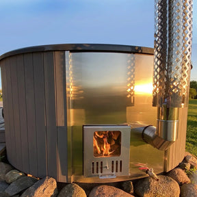 SaunaLife Model S4 Wood-Fired Hot Tub-SaunaLife-HQ Sauna