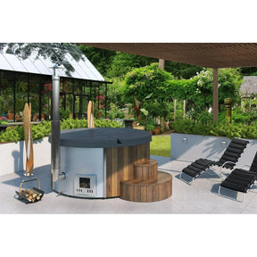 SaunaLife Model S4 Wood-Fired Hot Tub-SaunaLife-HQ Sauna