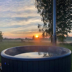 SaunaLife Model S4 Wood-Fired Hot Tub-SaunaLife-HQ Sauna