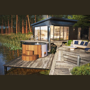 SaunaLife Model S4 Wood-Fired Hot Tub-SaunaLife-HQ Sauna