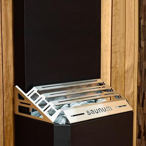 Saunum AIR 7 Sauna Heater, 6.4kW w/ Climate Equalizer-Saunum-Black-HQ Sauna
