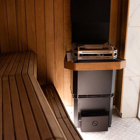 Saunum AIR L 10 Sauna Heater, 9.8 kW w/ Climate Equalizer-Saunum-HQ Sauna