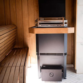 Saunum AIR L 10 Sauna Heater, 9.8 kW w/ Climate Equalizer-Saunum-HQ Sauna