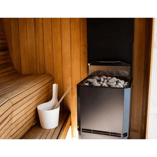 Saunum AIR L 13 WiFi Sauna Heater Package-Saunum-Nordic Black-HQ Sauna